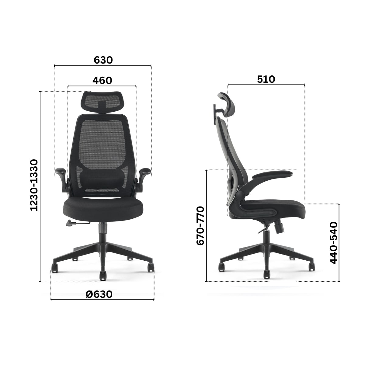 Офис стол STARK Black